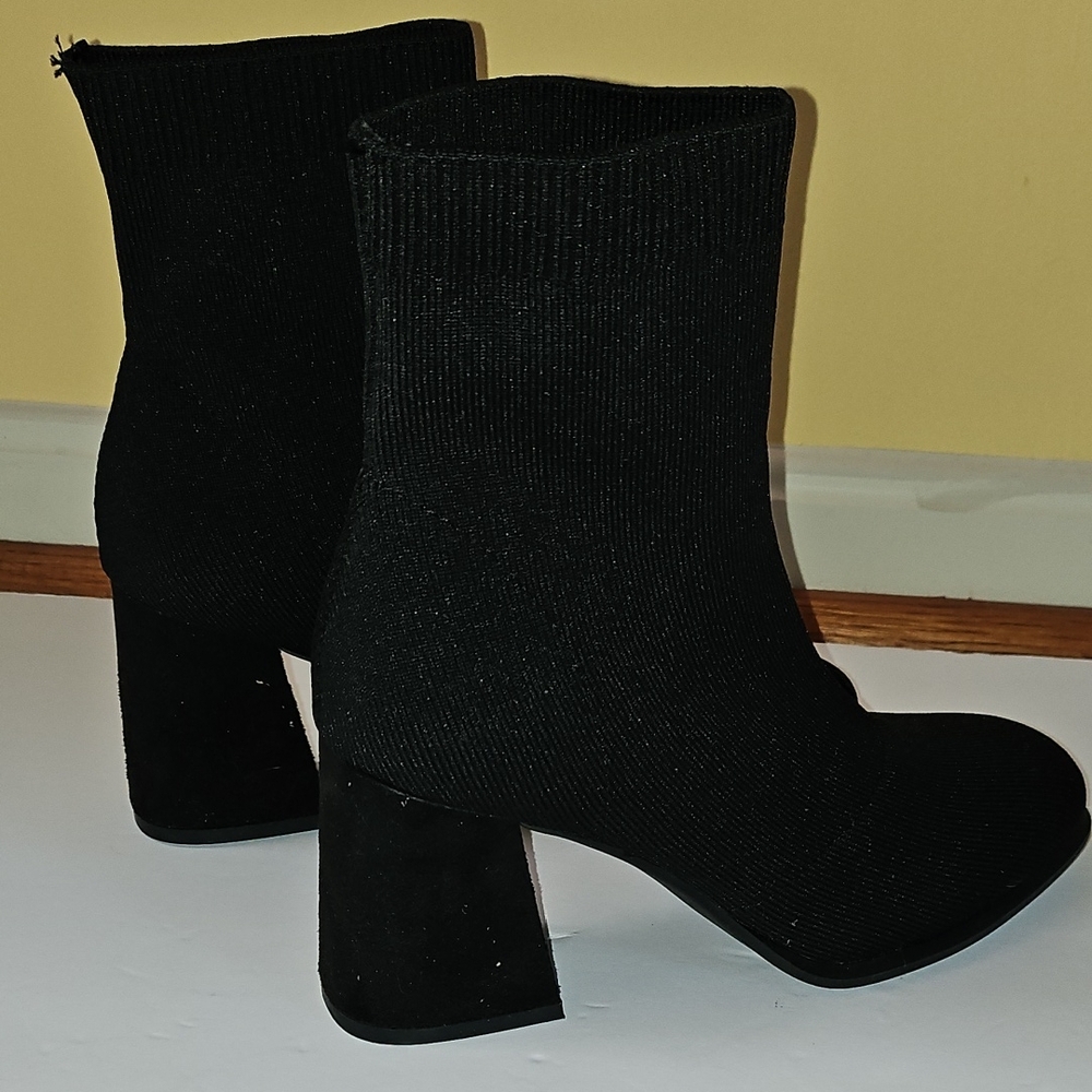 Stretch Black Booties - image 1